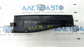 Door sill trim rear right Mercedes GLA 14-20 black