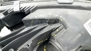 Headlight front left bare Mercedes GLA 15-17 halogen, fake, broken housing, cracks, cobweb, scratches