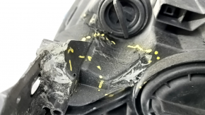Headlight front left bare Mercedes GLA 15-17 halogen, fake, broken housing, cracks, cobweb, scratches