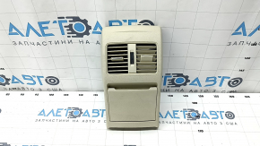 Rear center console trim with air duct deflector Mercedes GLA 14-20 beige