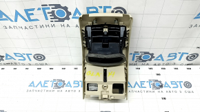 Rear center console trim with air duct deflector Mercedes GLA 14-20 beige