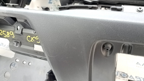 Torpedo front panel with AIRBAG Mazda CX-9 16- BOSE, black, scratches, rusty squib