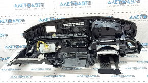 Torpedo front panel with AIRBAG Mazda CX-9 16- BOSE, black, scratches, rusty squib