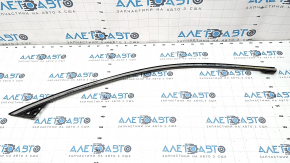 Upper door molding front left Mazda CX-9 16- chrome, dents, bumps, broken