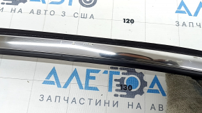 Upper door molding front left Mazda CX-9 16- chrome, dents, bumps, broken