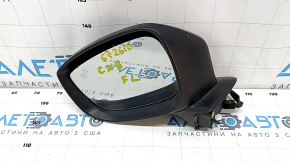 Side mirror left Mazda CX-9 16-7 pins, BSM, turn signal, black