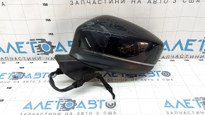 Side mirror left Mazda CX-9 16-7 pins, BSM, turn signal, black