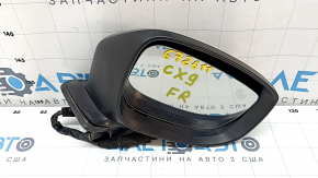 Right side mirror Mazda CX-9 16-7 pins, BSM, turn signal, black