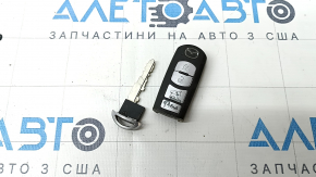 Mazda CX-9 16- smart key, 4 buttons, chrome, worn