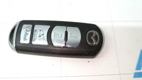 Mazda CX-9 16- smart key, 4 buttons, chrome, worn