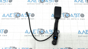 Mazda CX-9 Passenger Seat Belt Latch 16- Black