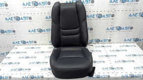 Mazda CX-9 16 passenger seat upholstery - black leather, perforation, heating, scratch
