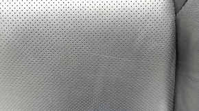 Mazda CX-9 16 passenger seat upholstery - black leather, perforation, heating, scratch
