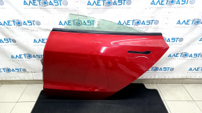 Door assembly rear left Tesla Model 3 21- red PPMR, bumpers