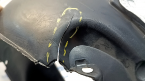 Front right mudguard Kia Optima 11-13 hybrid, cracks