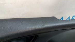 Door trim card front left Honda Insight 19-22 black, armrest and insert black leather, bumpers