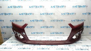 Bare front bumper Audi A5 F5 17-19 for parking sensors premium, prestige, red, scratches, broken fastener