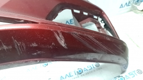 Bare front bumper Audi A5 F5 17-19 for parking sensors premium, prestige, red, scratches, broken fastener