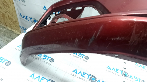 Bare front bumper Audi A5 F5 17-19 for parking sensors premium, prestige, red, scratches, broken fastener