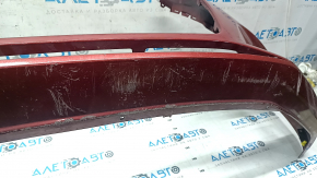 Bare front bumper Audi A5 F5 17-19 for parking sensors premium, prestige, red, scratches, broken fastener