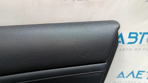 Door trim card front right Honda Insight 19-22 black, armrest and insert black leather, bumps, dented
