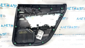 Door trim card rear left Honda Insight 19-22 black, armrest and insert black leather, scratches