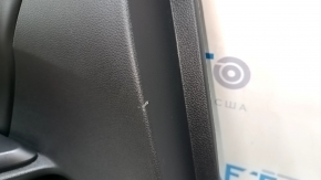 Door trim card rear left Honda Insight 19-22 black, armrest and insert black leather, scratches
