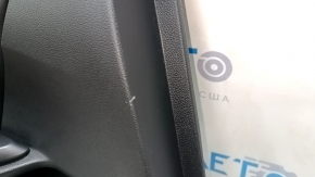 Door trim card rear left Honda Insight 19-22 black, armrest and insert black leather, scratches