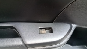 Door trim card rear left Honda Insight 19-22 black, armrest and insert black leather, scratches