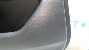 Door trim card rear left Honda Accord 18-22 black, with black insert leather. armrest black leather, molding black structure, scratches