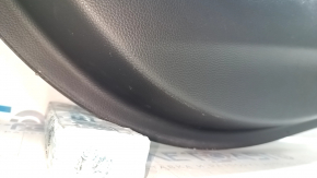 Door trim card rear left Honda Accord 18-22 black, with black insert leather. armrest black leather, molding black structure, scratches