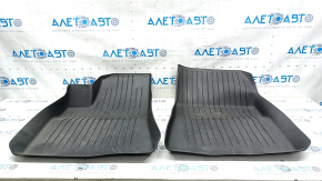 Set of floor mats for Tesla Model 3 18- rubber black