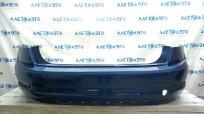 Bare rear bumper VW Jetta 19 - blue, paint peeling