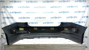 Bare rear bumper VW Jetta 19 - blue, paint peeling