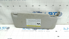 Left visor VW Jetta 19 - gray, without hook, without backlight, for dry cleaning
