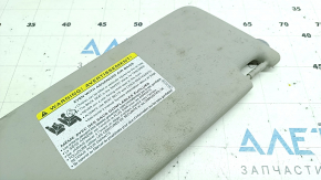 Left visor VW Jetta 19 - gray, without hook, without backlight, for dry cleaning