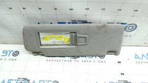 Right visor VW Jetta 19 - gray, without hook, without backlight, for dry cleaning