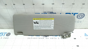 Right visor VW Jetta 19 - gray, without hook, without backlight, for dry cleaning