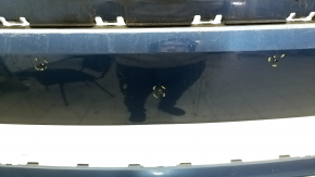 Bare front bumper VW Jetta 19- blue, non-original, CAPA, non-factory holes, scratches