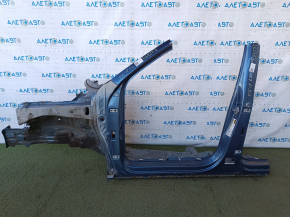 Front left quarter VW Tiguan 18- with central pillar, sawn off, blue, pokes