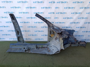 Front left quarter VW Tiguan 18- with central pillar, sawn off, blue, pokes