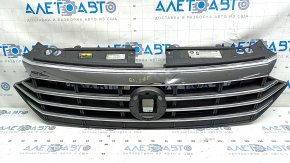 Radiator grill VW Jetta 19- without emblem, non-original, CAPA, sand