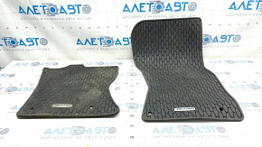 Set of floor mats for Jaguar F-Pace X761 17- rubber black