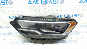 Headlight front left VW Jetta 19- assembled LED, sand