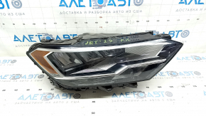 Headlight front right VW Jetta 19- assembled LED, sand
