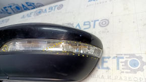 Side mirror left VW Jetta 11-18 6 pins, turn signal, black LC9X