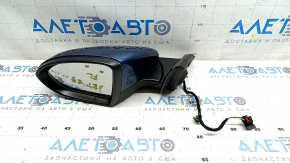 Side mirror left VW Jetta 19- 3 pins, blue