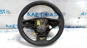 Naked steering wheel Chevrolet Volt 16 - black leather, heated, scratches, broken chips
