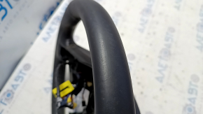 Naked steering wheel Chevrolet Volt 16 - black leather, heated, scratches, broken chips