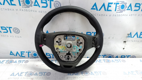 Naked steering wheel Chevrolet Volt 16 - black leather, heated, scratches, broken chips